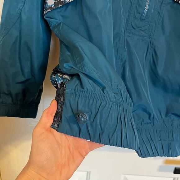 Stella McCartney x Adidas Nylon Pullover Half Zip Atheltic Jacket Hooded Blue M - Picture 9 of 9